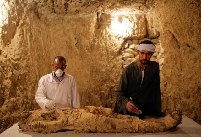 mumija egipat, EPA/KHALED ELFIQI