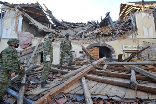 Zemljotres u Petrinji Foto: FoNet