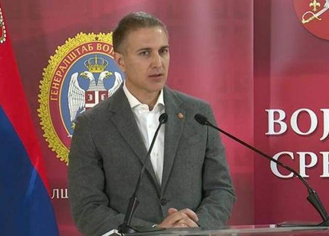 Ministar odbrane Nebojša Stefanović, Foto: Tanjug/video